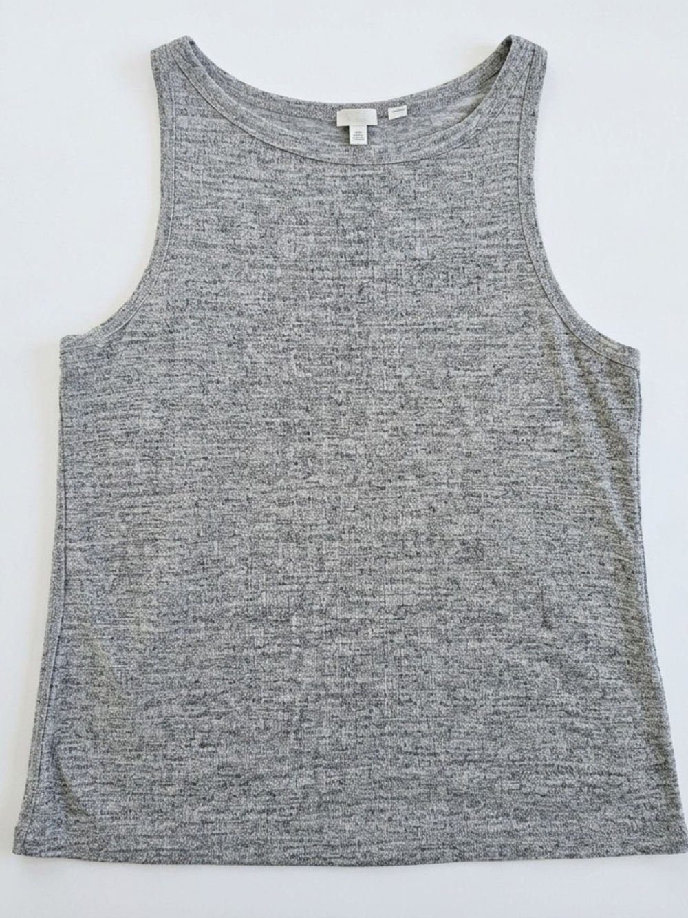 GAP Gray Heather Ribbed Tank Top